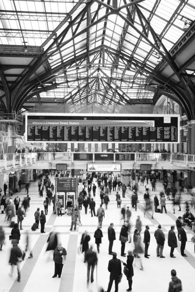 Liverpool Street stasjon – stockfoto