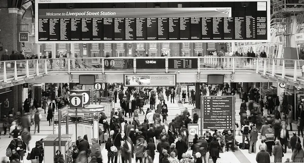 Liverpool street istasyonu — Stok fotoğraf