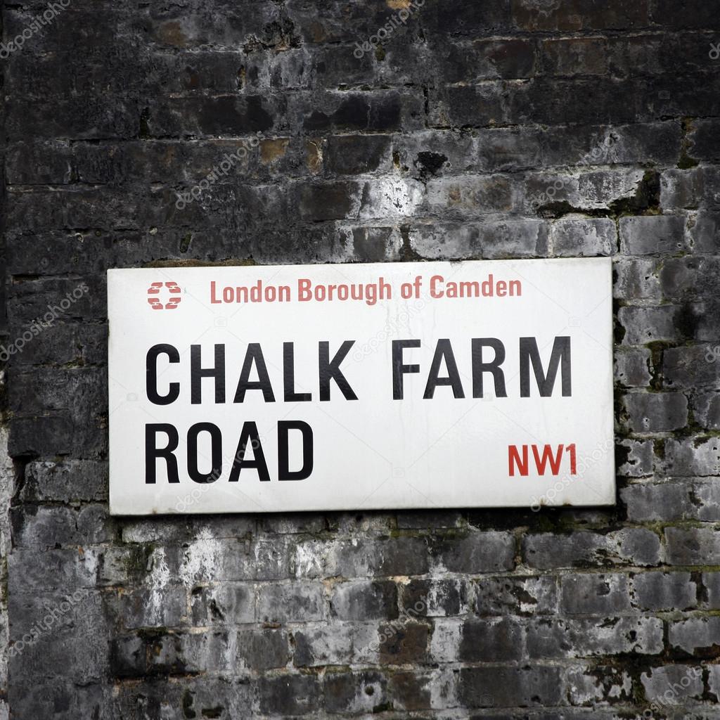 London Street Sign - Chalk Farm Road