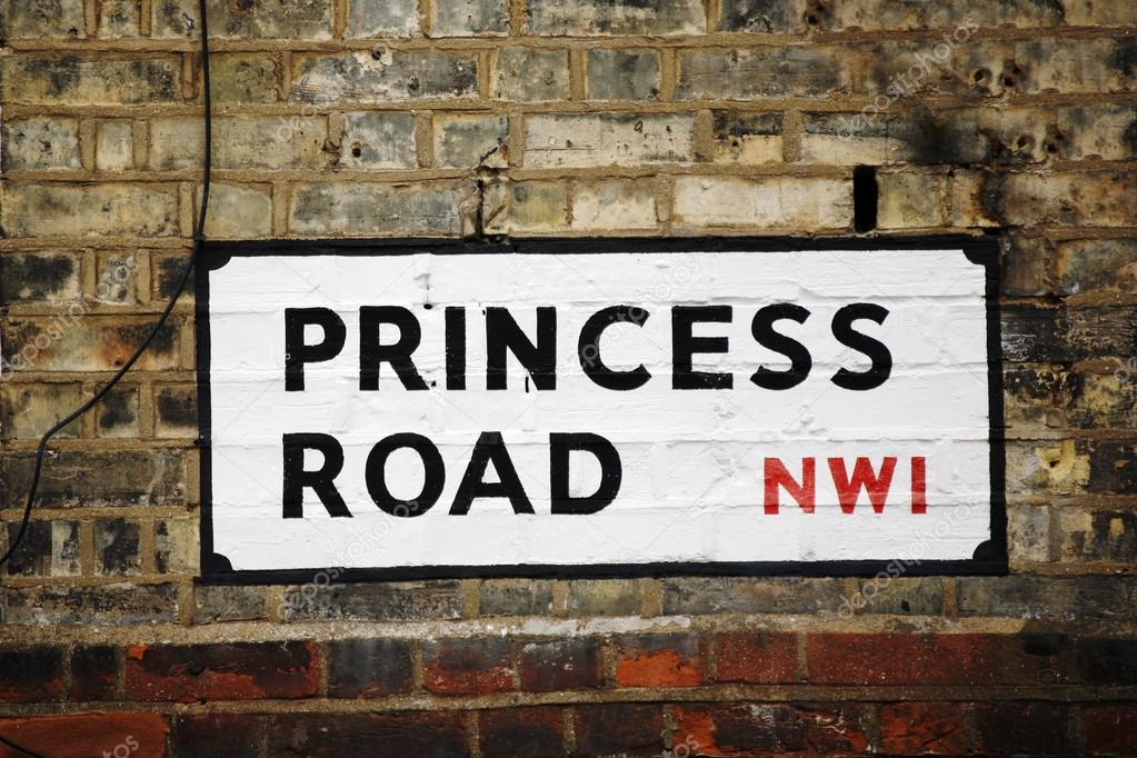 London Street Sign - Princess Road