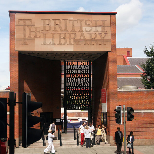 The British Library - Exterior Stock Photo