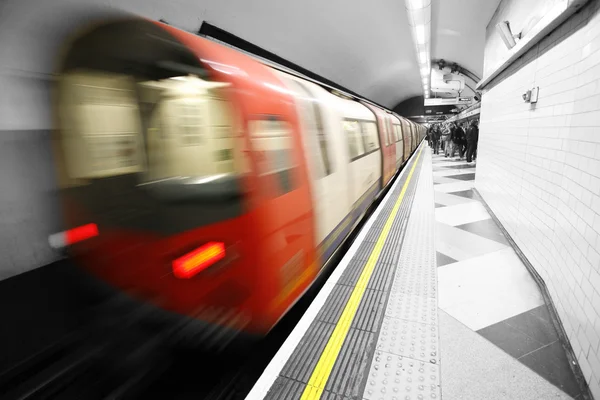 Moving train — Stock Photo, Image