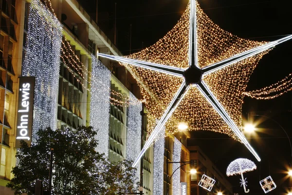 Luzes de Natal em Londres — Fotografia de Stock