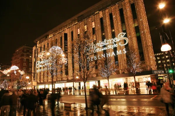 Christmas Decoration in London — Stock Photo, Image