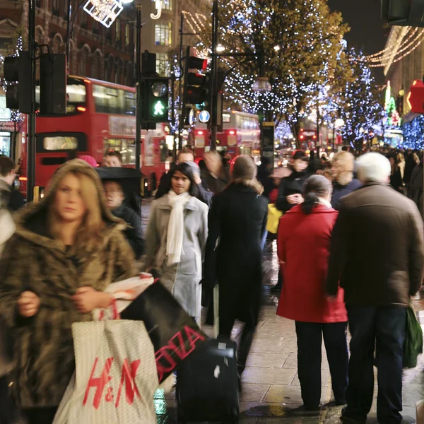 Christmas Decoration in London — Stock Photo, Image