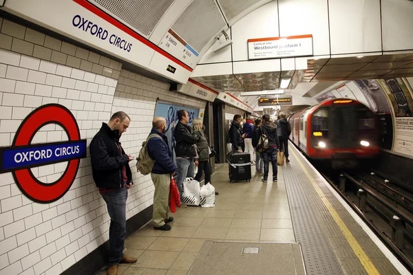 London Tube, Oxford Circus — Stockfoto