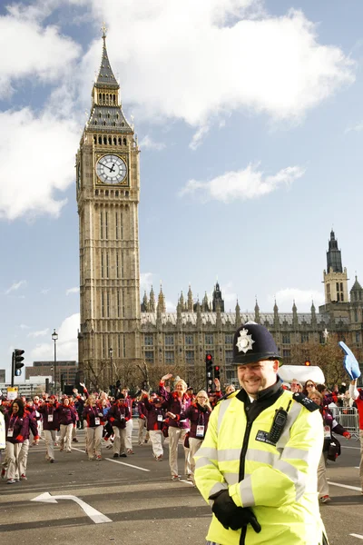 2013, Londra yılbaşı günü yürüyüşü — Stok fotoğraf