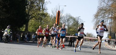 2012 Londra maraton koşucusu