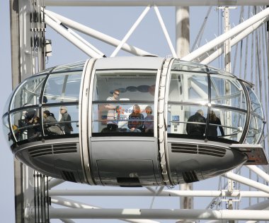 London eye, yakın çekim, Millenium wheel