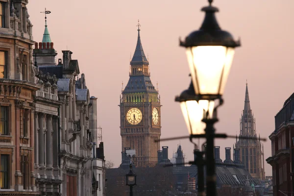 Big ben za svítání — Stock fotografie