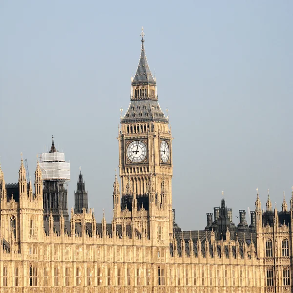 Londons silhuett, westminster palace — Stockfoto