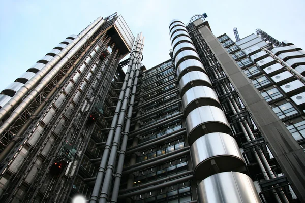 伦敦的摩天大楼，伦敦劳合社 — 图库照片