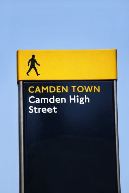 Londra sokak tabelası, camden