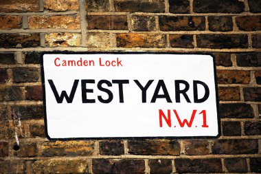 Londra sokak tabelası, camden