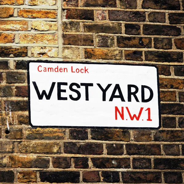 London Street Sign, Camden — Stock Photo, Image