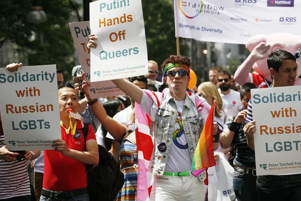 2013, London Pride — Stock fotografie