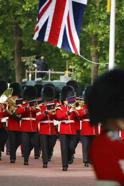 Queens band på drottningens födelsedag parad — Stockfoto