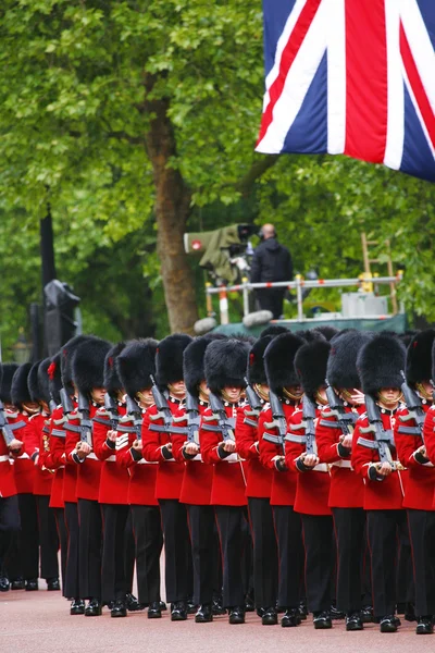 Queen's soldaat op queen's verjaardag parade — Stockfoto