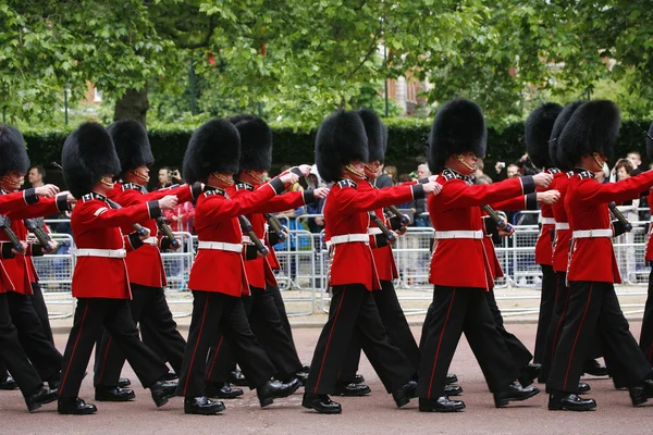 Queen's voják na královniny narozeniny parade — Stock fotografie