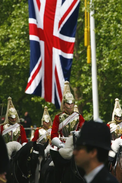 Household Cavalry at Queen's Birthday Parade — Stock Photo, Image