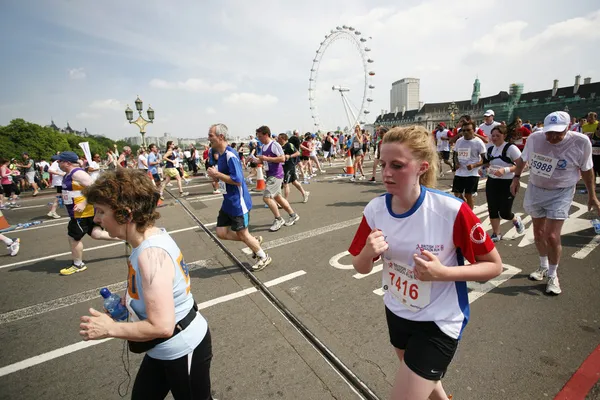 2013, britský 10km Londýn maratónu — Stock fotografie