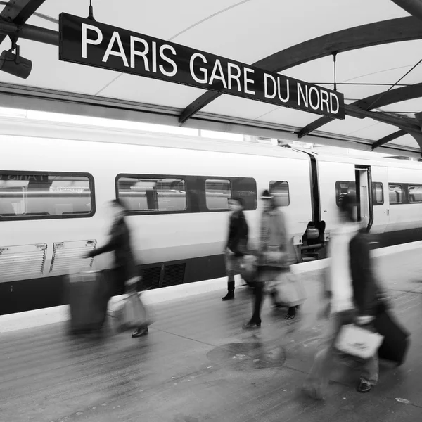 Estação Norte de Paris - Gare du Nord — Fotografia de Stock