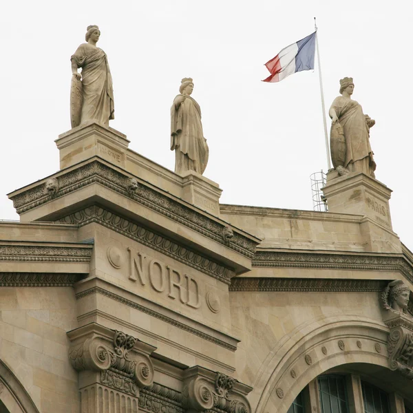 Paris norra station - gare du nord — Stockfoto