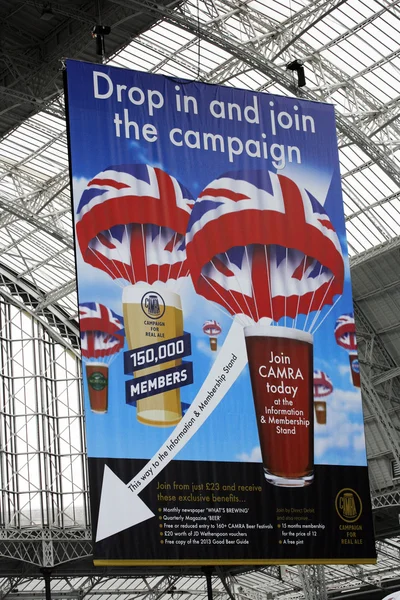 Festival de la Gran Cerveza Británica, 2013 — Foto de Stock