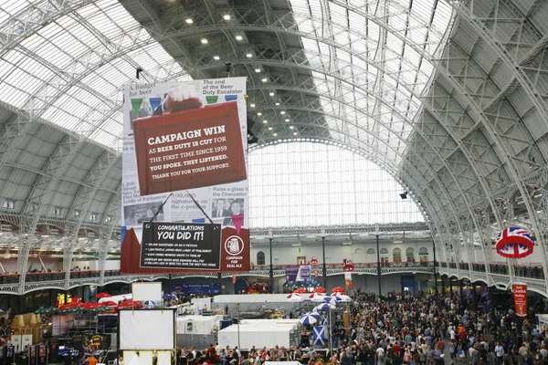 De grote Britse bierfestival, 2013 — Stockfoto