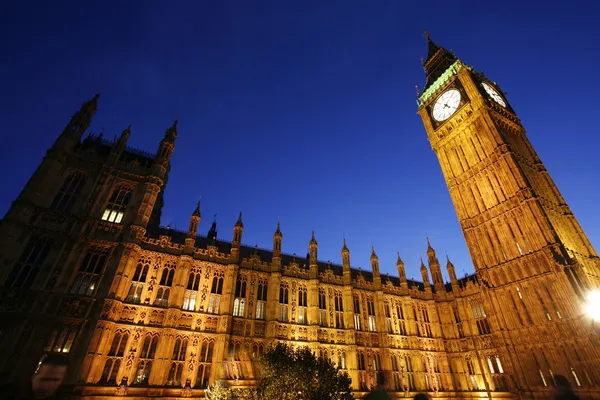 Big Ben, Palácio de Westminster — Fotografia de Stock