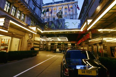 London Savoy Hotel clipart
