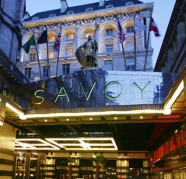 London Savoy Hotel — Stockfoto