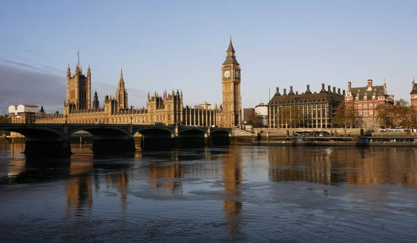 Panoramę Londynu, Pałacu Westminsterskiego — Zdjęcie stockowe