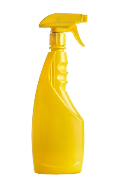 Frasco de spray amarelo — Fotografia de Stock