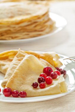 hizmet cranberries ile Pancakes