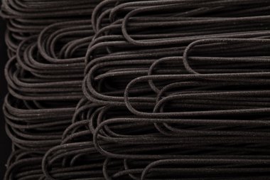 siyah pişmemiş makarna çeşitleri arka plan