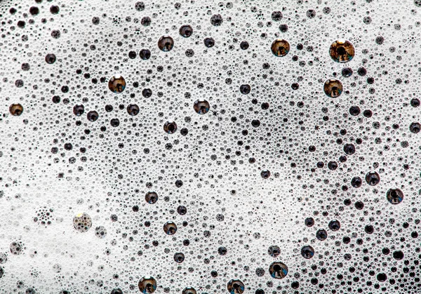 Foam bubbles abstract dark background — Stock Photo, Image