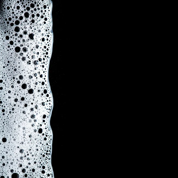 Foam bubbles abstract dark background — Stock Photo, Image