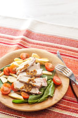 taze et ve domates salatası