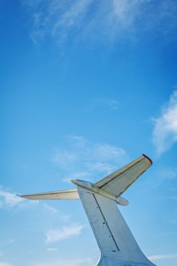 uçak retro vintage kuyruk detay