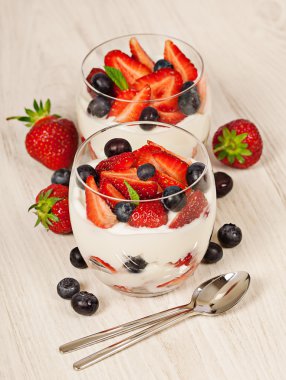 çilek hafif kahvaltı taze yoğurt