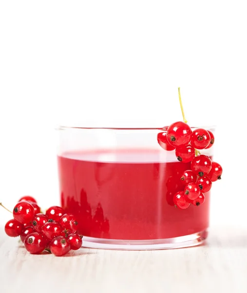 Bebida de grosella roja en vaso —  Fotos de Stock