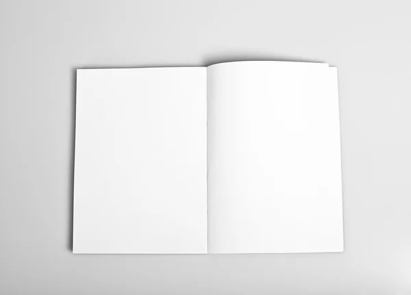 空白のページが雑誌を開く ロイヤリティフリーのストック写真