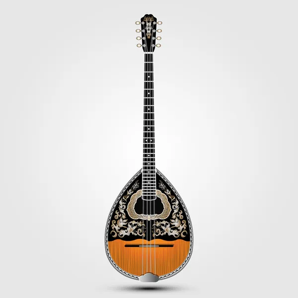 Bouzouki — Stock Vector