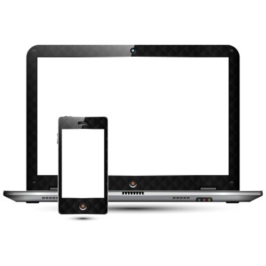 yüksek Detaylı laptop & akıllı telefon