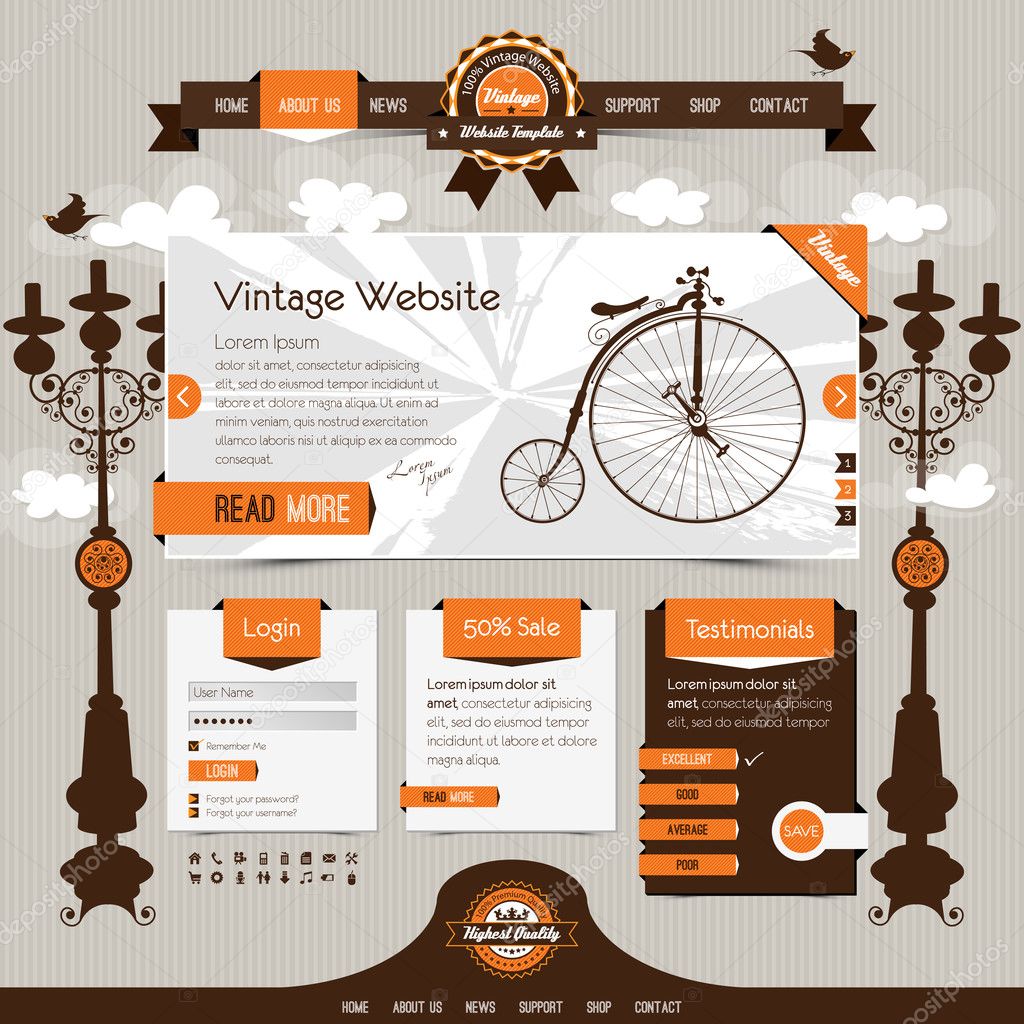 website template