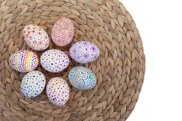 Painting Easter eggs — Stock Photo, Image