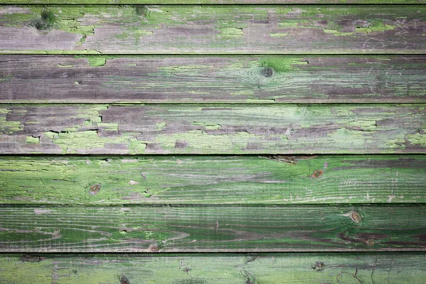 Green painted wood background — Stock Photo, Image