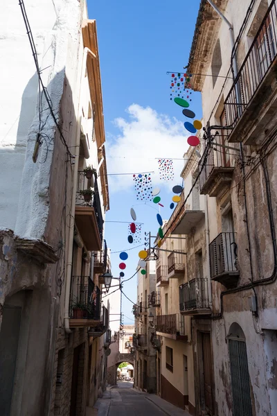 Типичная испанская улица — стоковое фото