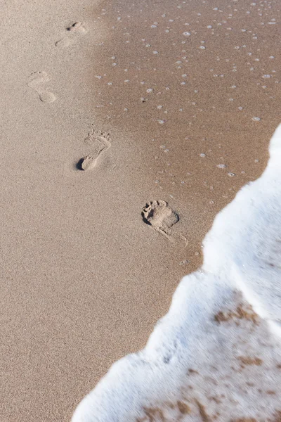 Passeio na praia — Fotografia de Stock